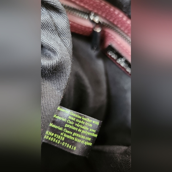 Gorgeous SAM EDELMAN Portwine Suede and Leather Vintage Chic Bag EUC - Picture 14 of 14